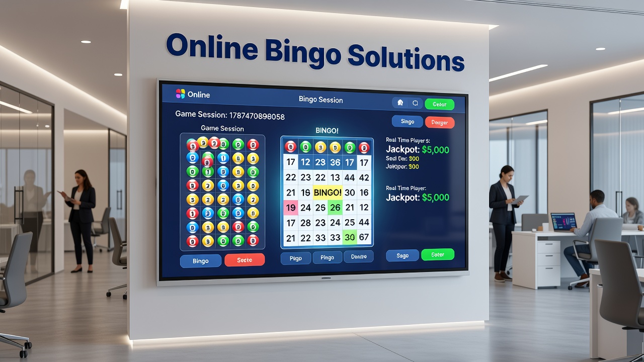 Bingo software dashboard displaying analytics and compliance metrics