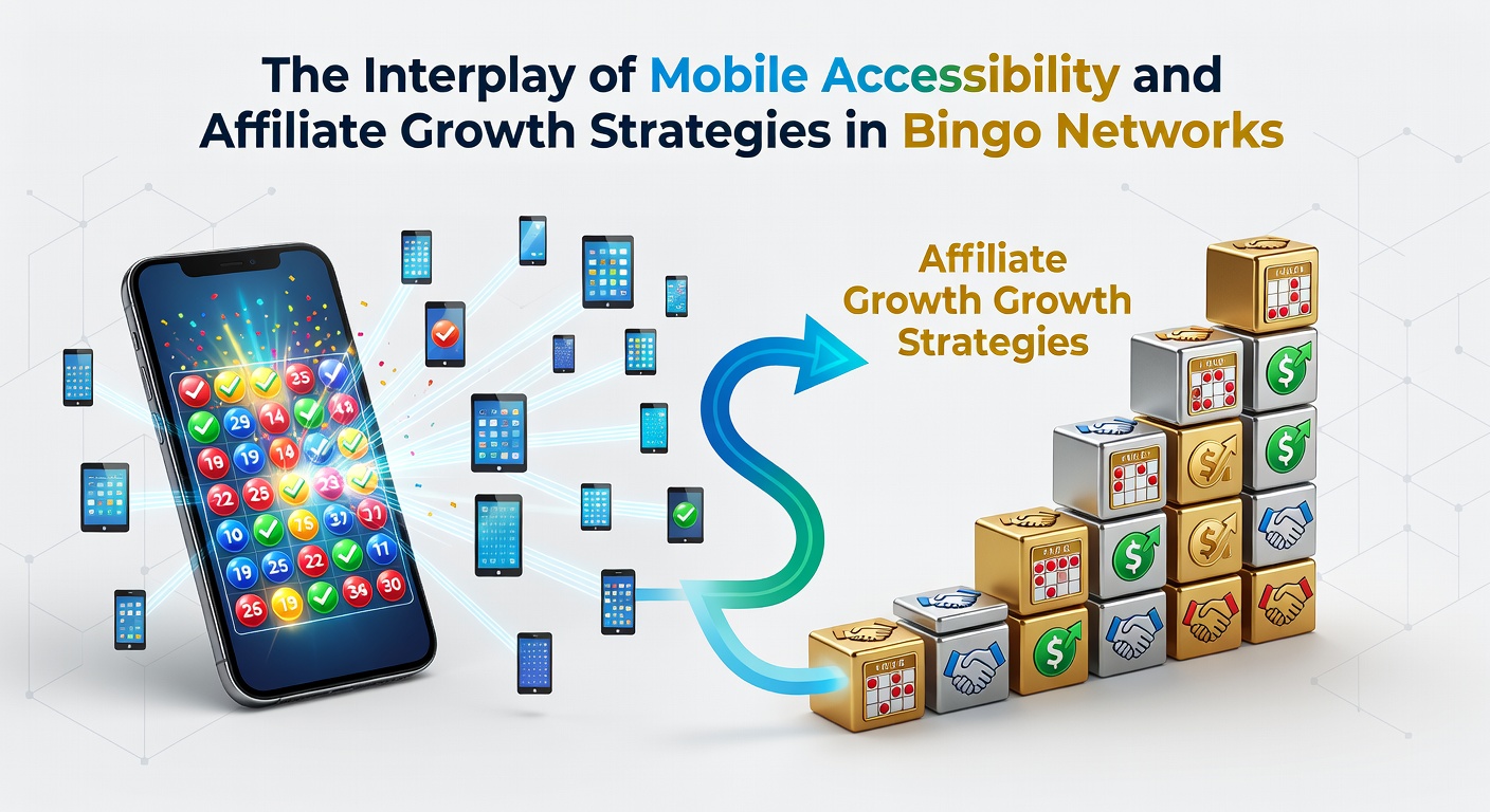 Mobile bingo app interface highlighting accessibility features like large buttons and voice navigation on a smartphone screen